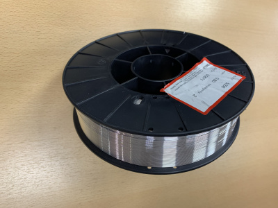 Проволока сварочная алюминиевая ER5356  (AlMg5) 0,8мм, на катушке 200мм,  2 кг Проволока сварочная алюминиевая ER5356  (AlMg5) 0,8мм, на катушке 200мм,  2 кг